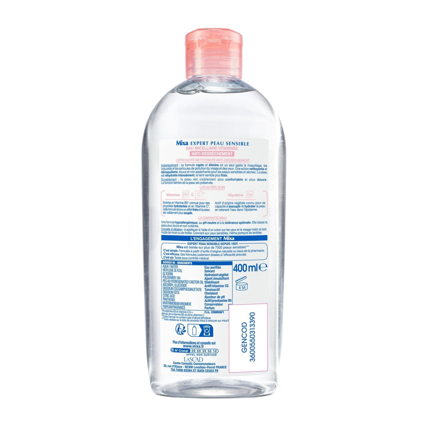 MIXA Physiological Micellar Water for Sensitive Skin