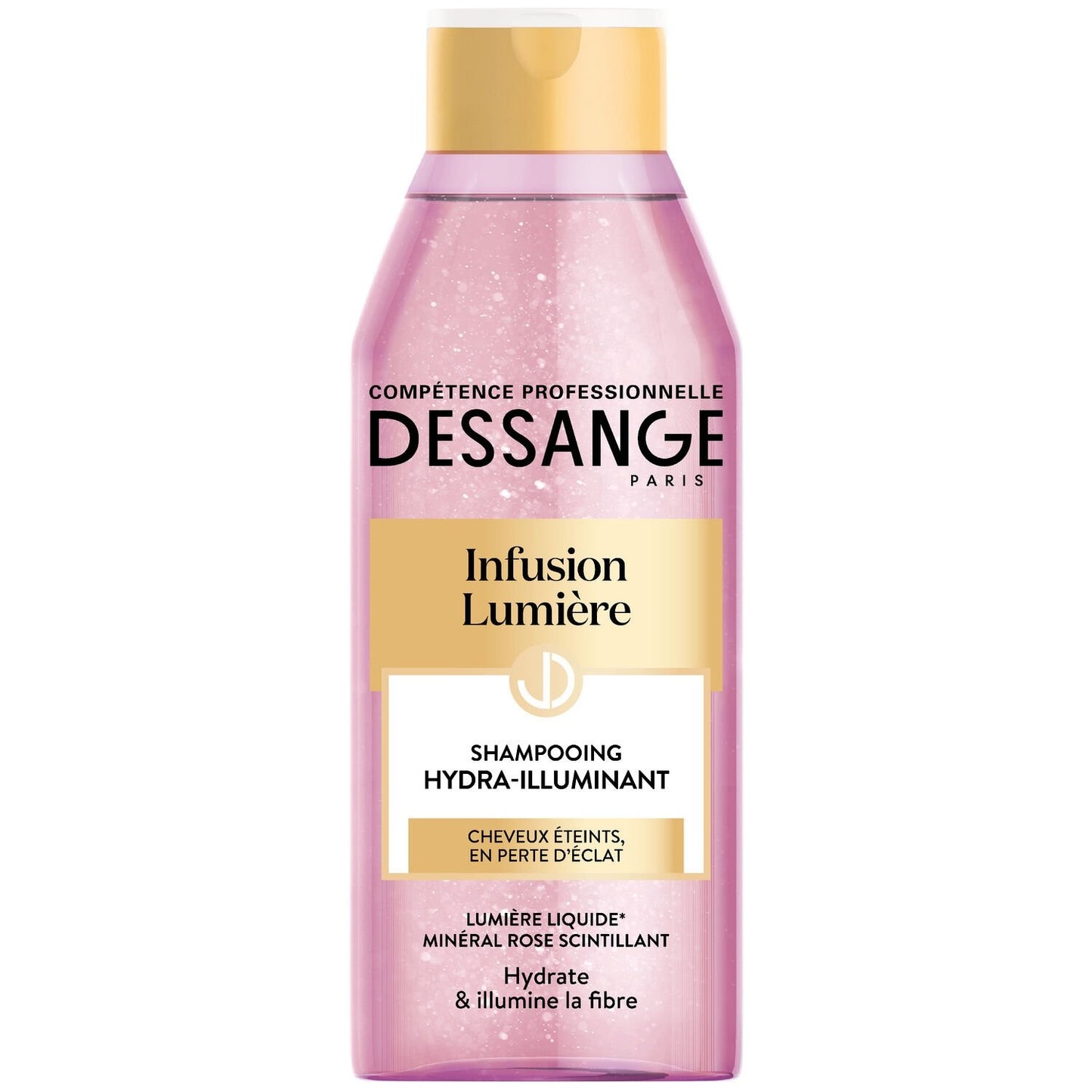 Shampoing Hydra-Illuminant Cheveux Éteints Minéral Rose Scintillant DESSANGE