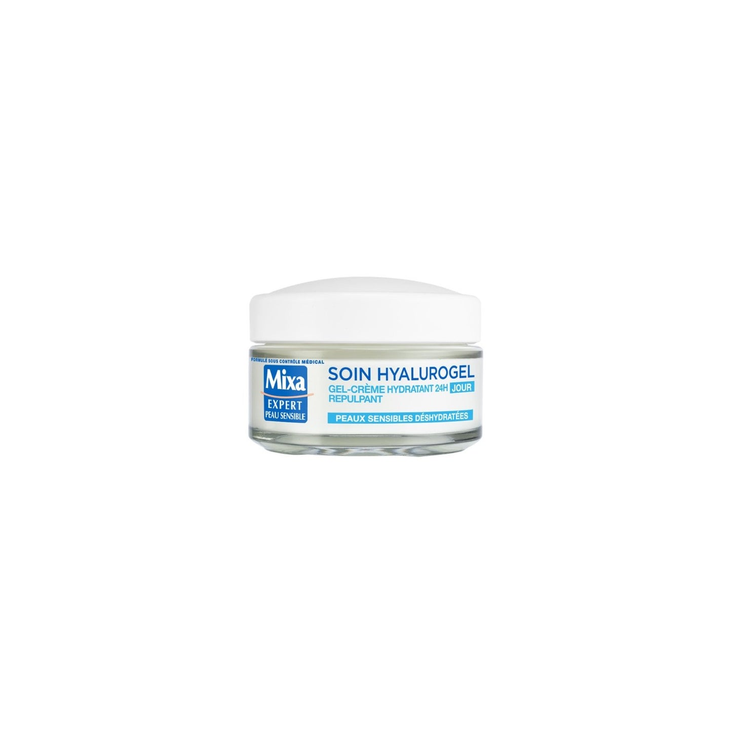 Crème Visage Gel Hydratant Intensif Peau Sensible MIXA le pot de 50mL
