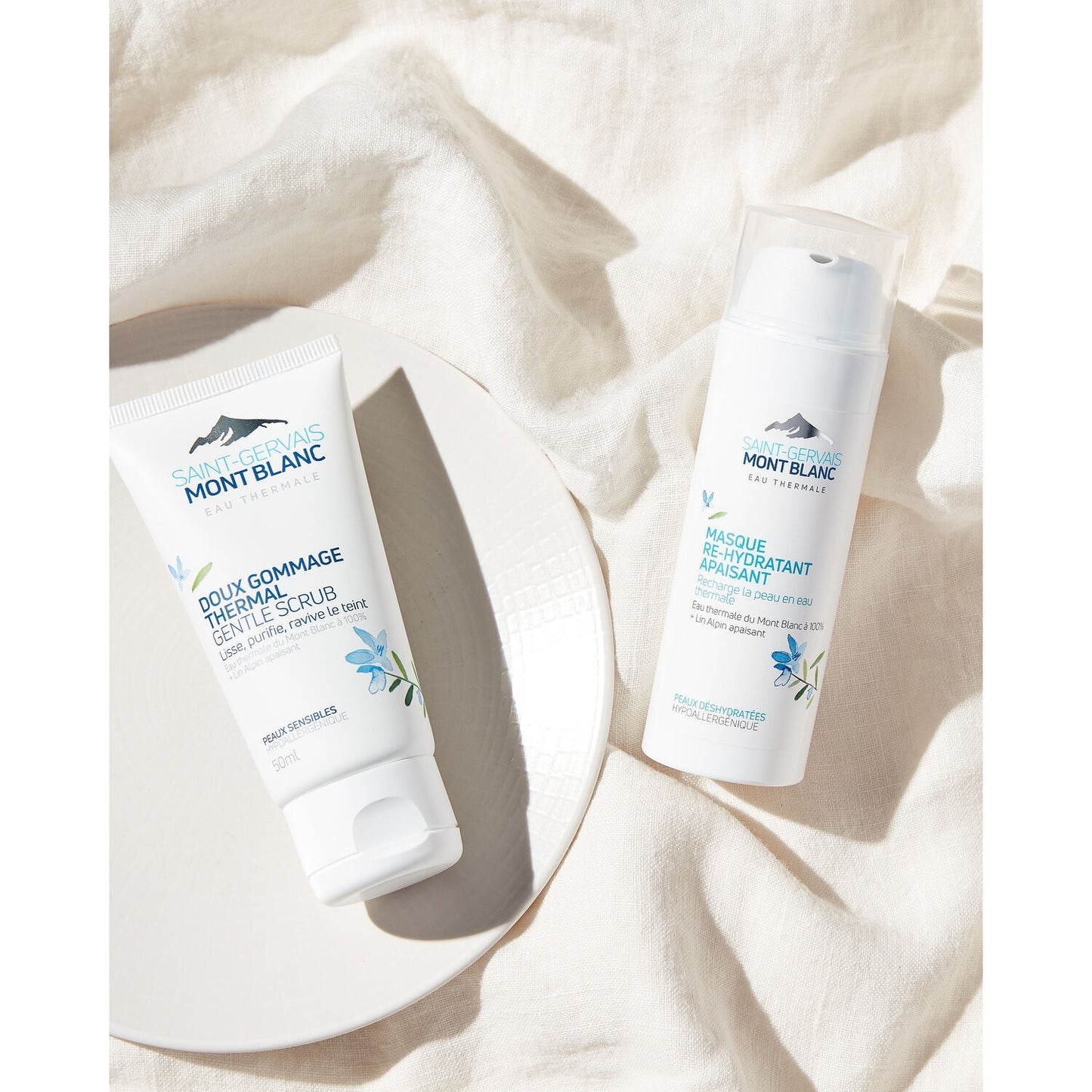Soin Visage Gommage Thermal Doux pour Peau Sensible ST GERVAIS MONT BLANC