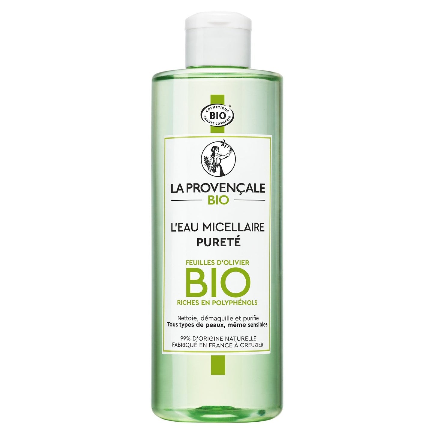 Eau Micellaire Bio Pureté LA PROVENCALE BIO le flacon de 400mL