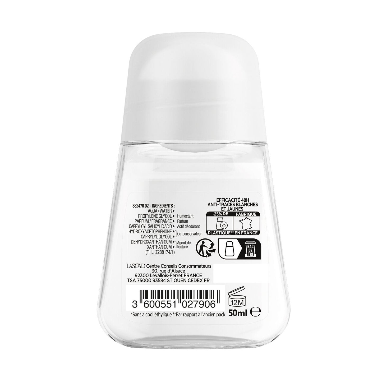 Invisimax NARTA 48h Hypoallergenic 0% Alcohol Men's Deodorant
