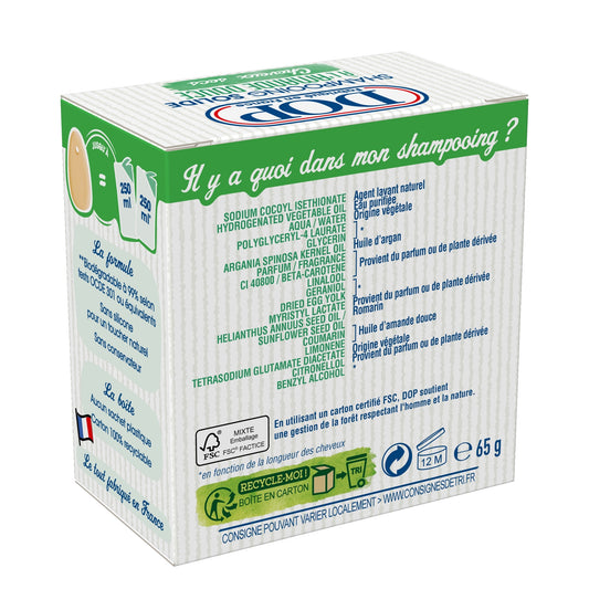 Shampoing Solide Douceur Cheveux Normaux Amande Douce DOP