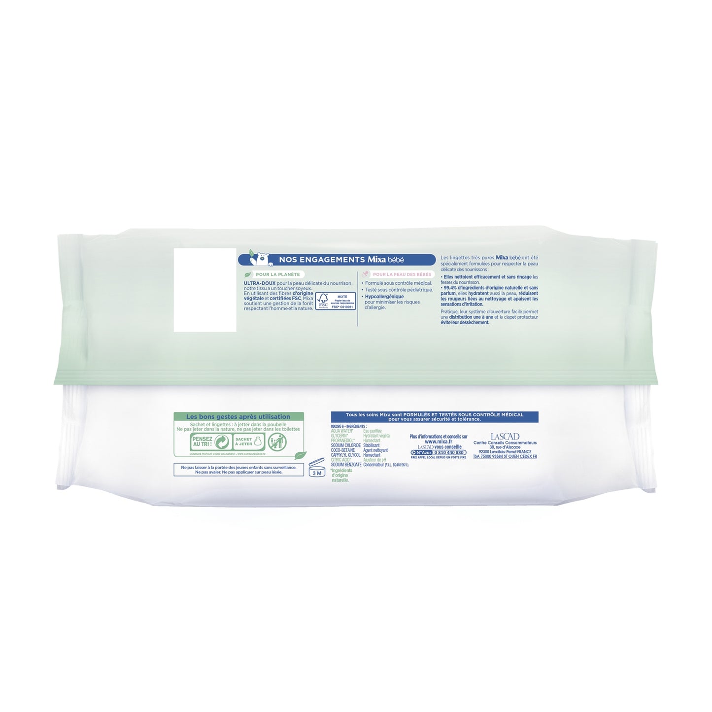 MIXA BEBE Very Pure Baby-Feuchttücher