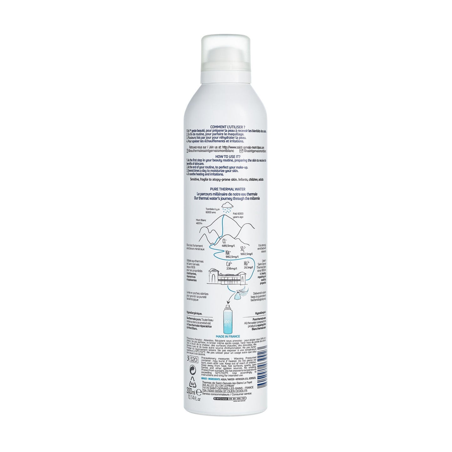 SAINT GERVAIS MONT BLANC Pure Thermal Water Mist