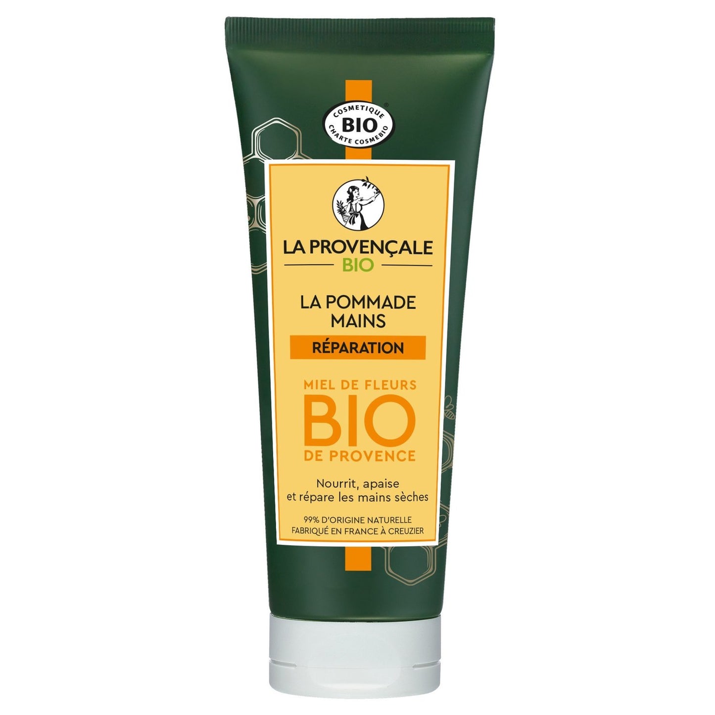 Crème Main Sèches Bio Miel de Fleurs Bio de Provence Réparation LA PROVENCALE le tube de 75mL