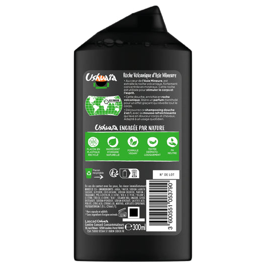 USHUAIA Duschgel mit Vulkangestein und Gefriereffekt