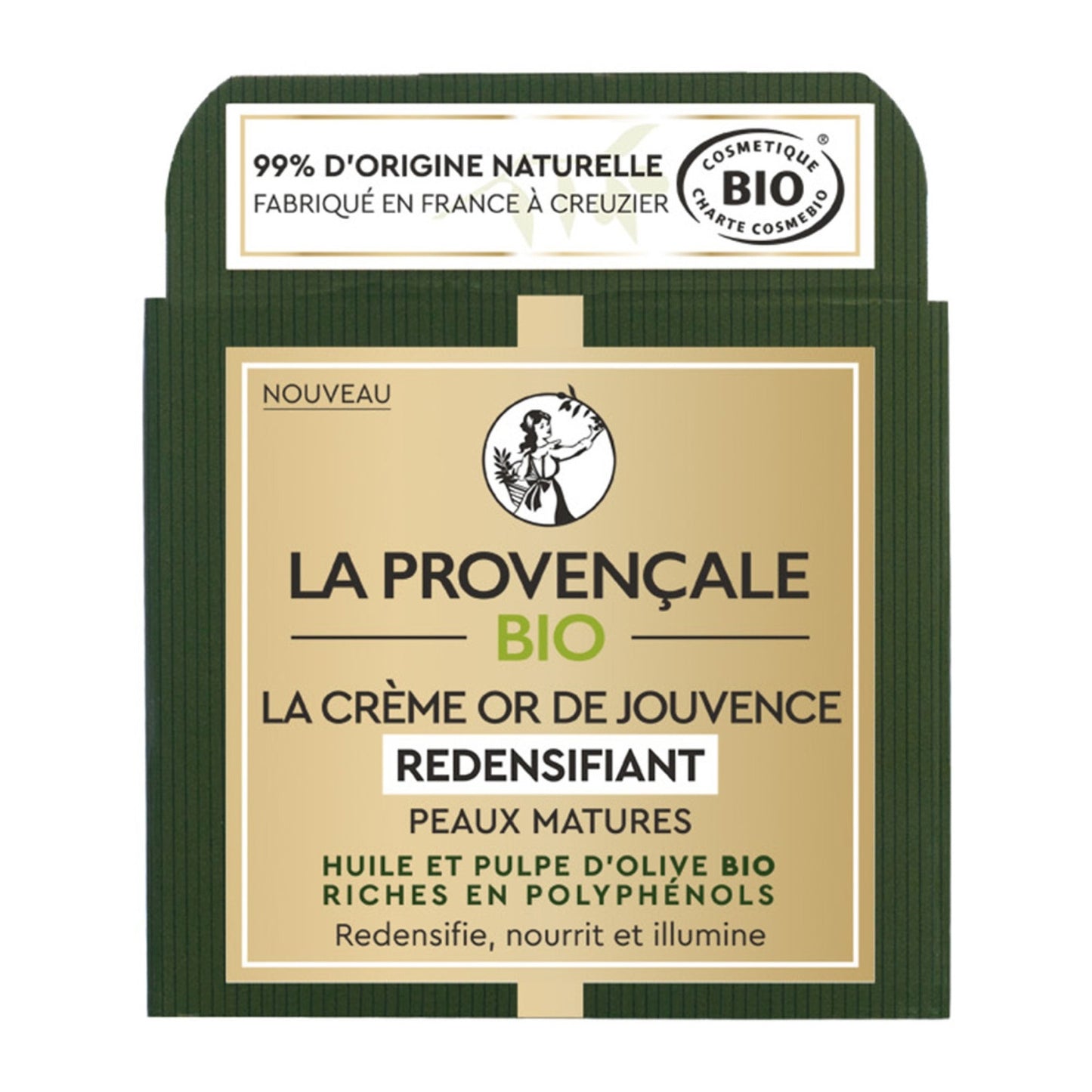Organic Anti-Aging Day Face Cream Gold of Youth LA PROVENCALE BIO