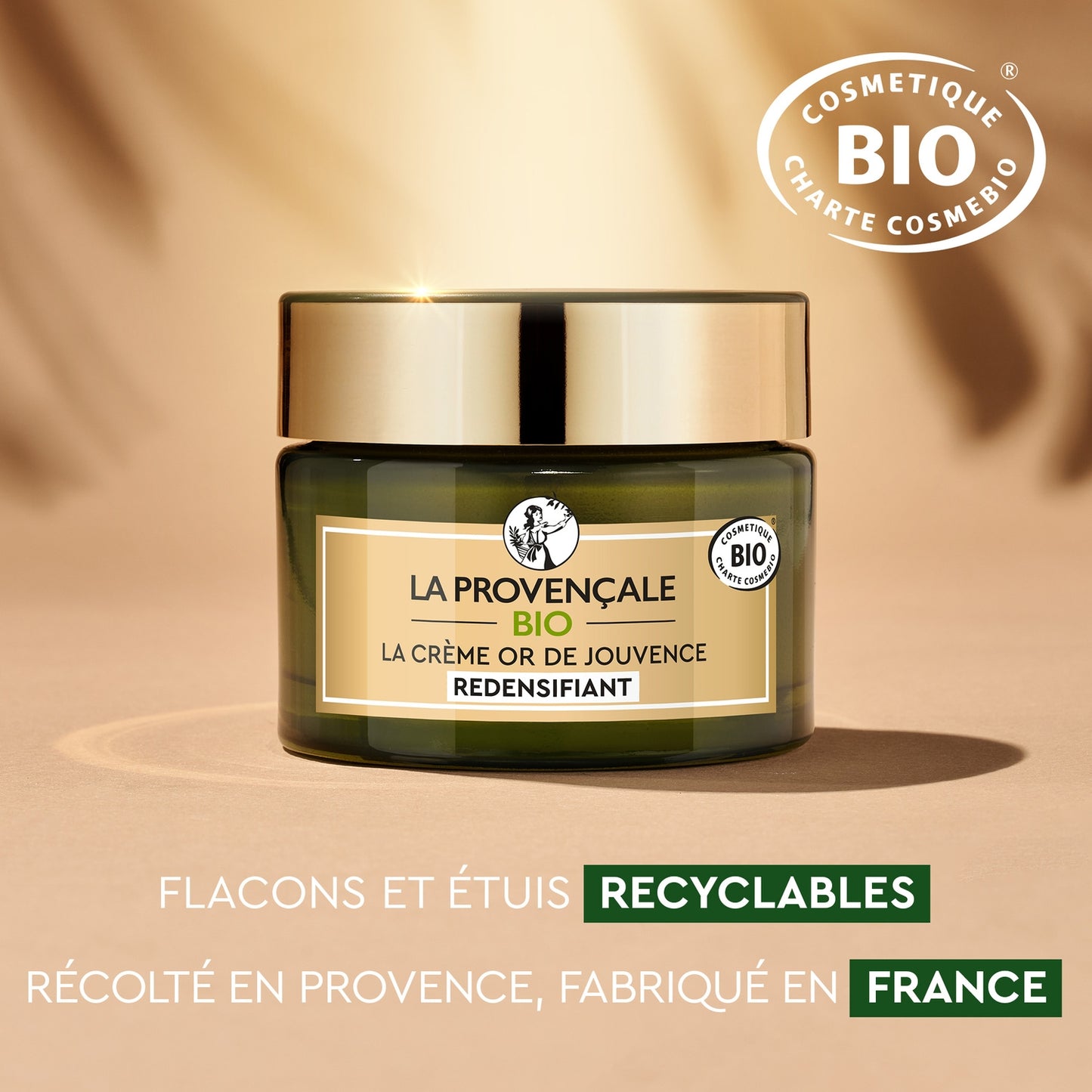 Organic Anti-Aging Day Face Cream Gold of Youth LA PROVENCALE BIO