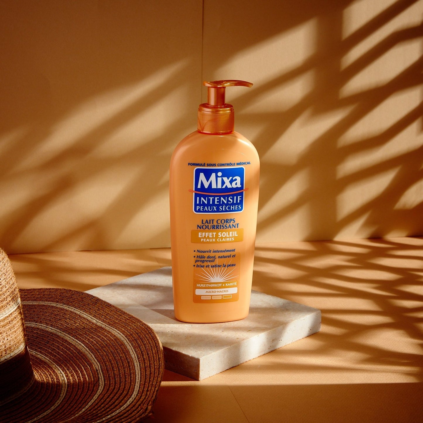 MIXA Clear Skin Sun Effect Body Lotion with Apricot and Shea Oil