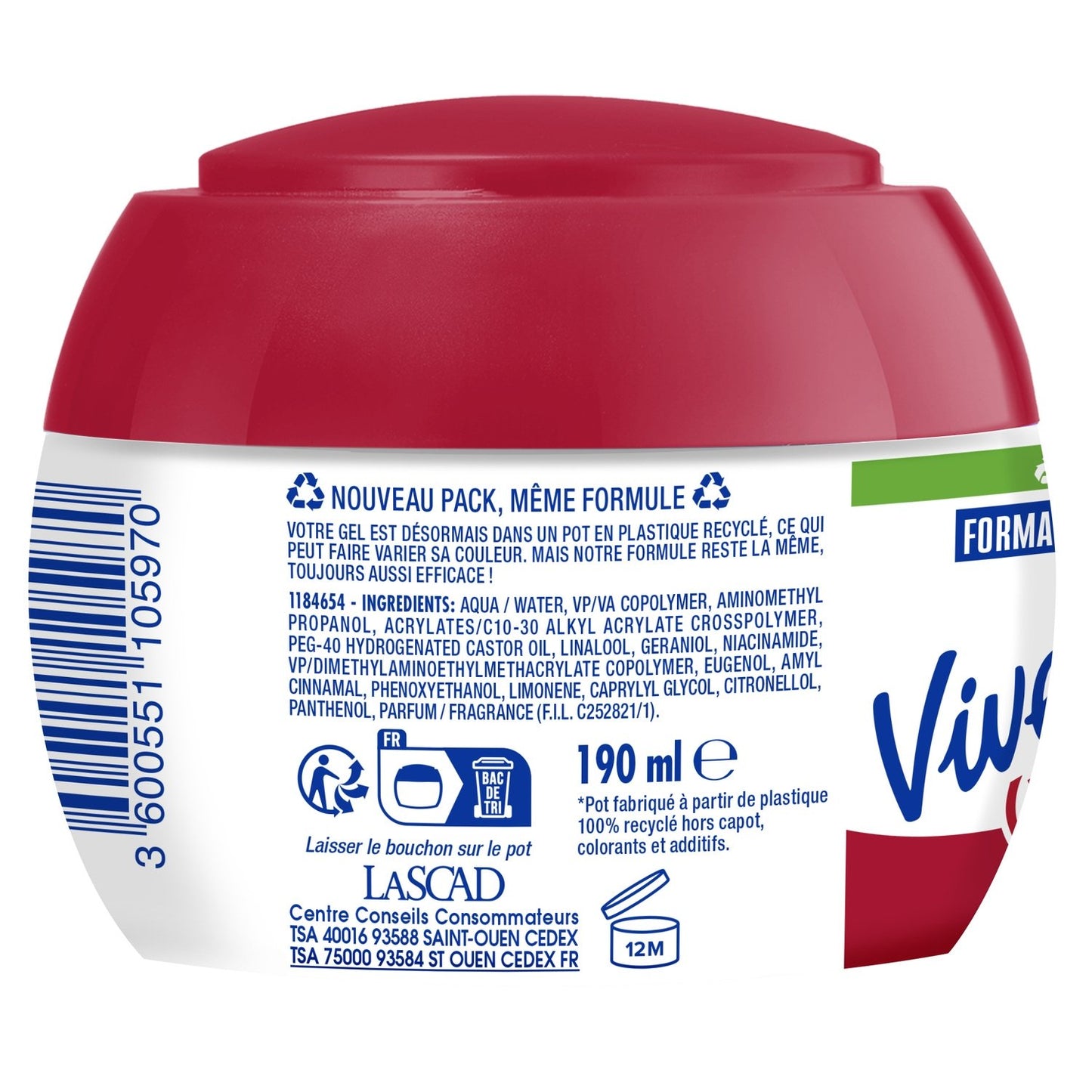 VIVELLE DOP Extreme Strength 8 Hold Styling Gel with Vitamins