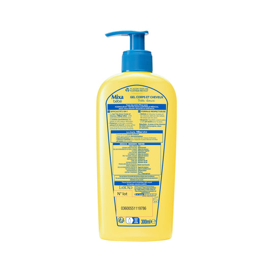 MIXA Hypoallergenic Very Gentle Baby Shower Gel for Body and Hair