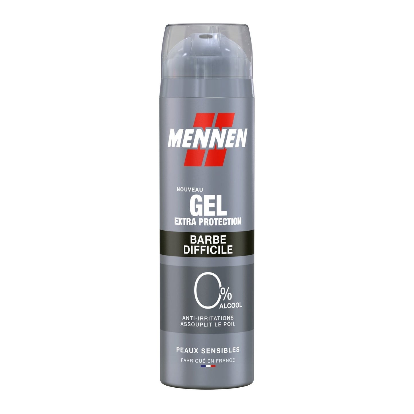 Gel de Rasage Extra Protection Barbe Difficile Peaux Sensibles MENNEN la bombe de 200mL