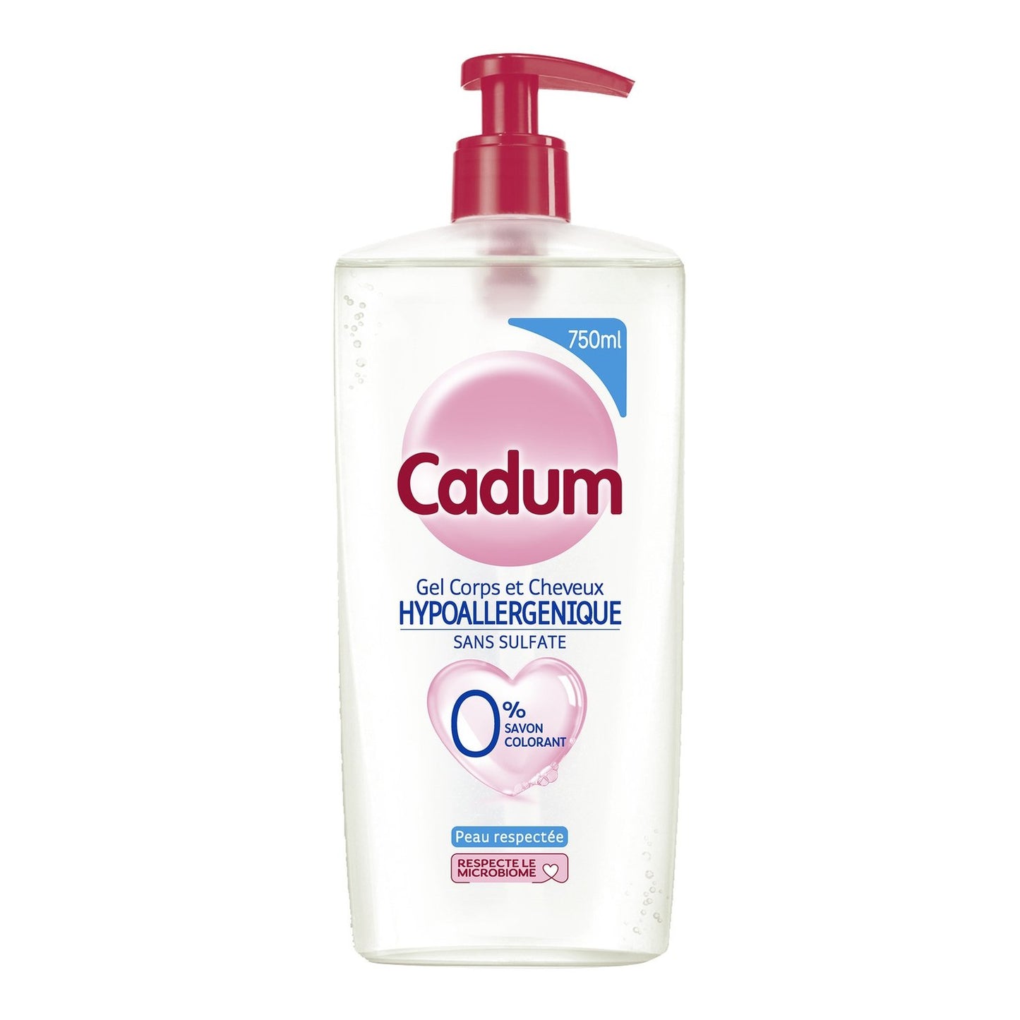 CADUM Hypoallergenic Sulfate-Free Shower Gel for Body and Hair