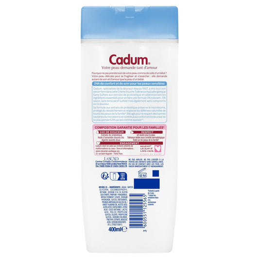 CADUM Hypoallergenic Tolerance Shower Gel for Sensitive Skin