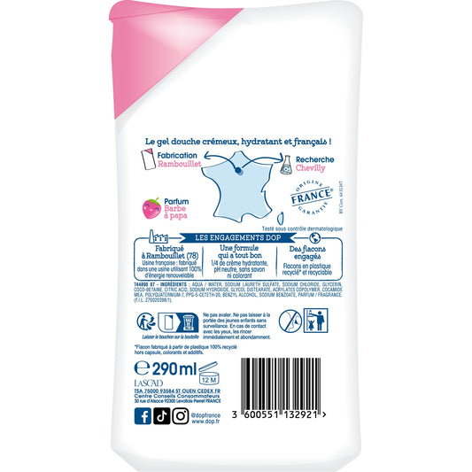 Shower Gel Cream Cotton Candy Scent 1/4 DOP Moisturizing Cream