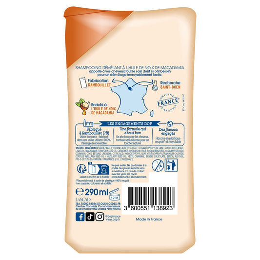 Detangling Shampoo for Dry Hair with Macadamia Nut Oil DOP