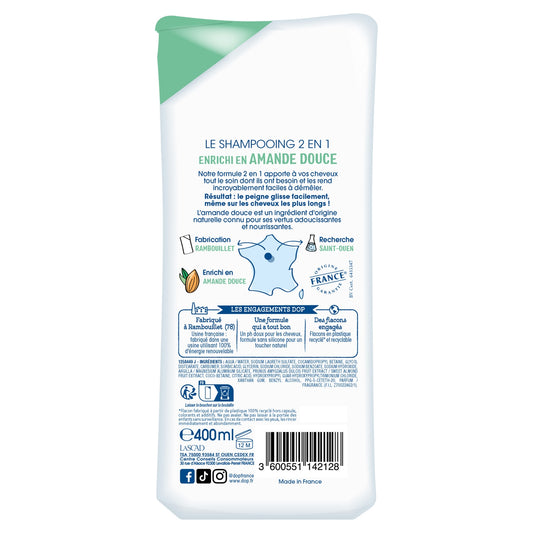 DOP Sweet Almond Detangling Shampoo for All Hair Types