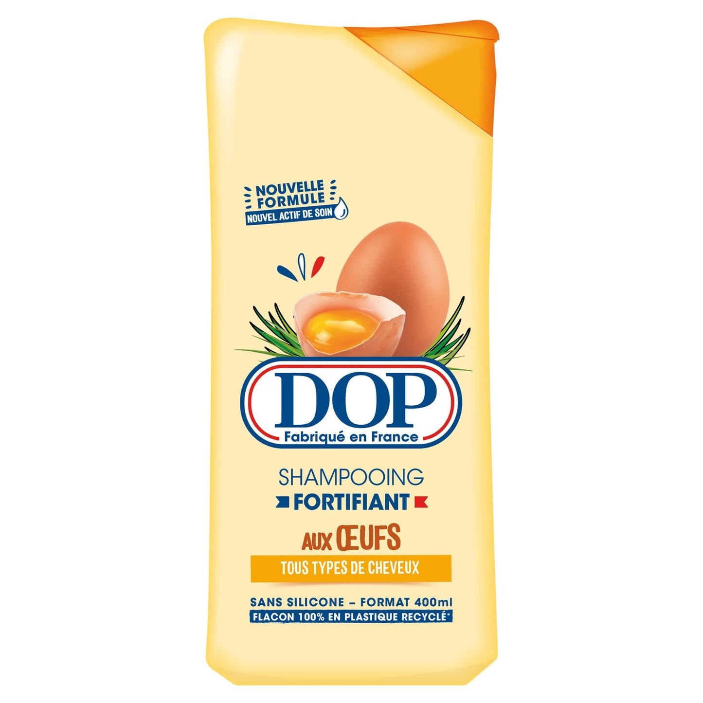 Shampoing Fortifiant Tous Types de Cheveux aux Œufs DOP le flacon de 400mL