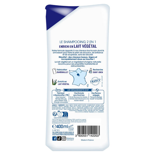 Moisturizing Shampoo for Normal Hair with DOP Vegetable Milk