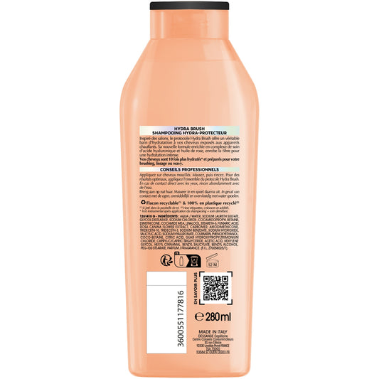 Shampoing Hydratant pour Cheveux exposés aux appareils chauffants Hydra Brush DESSANGE