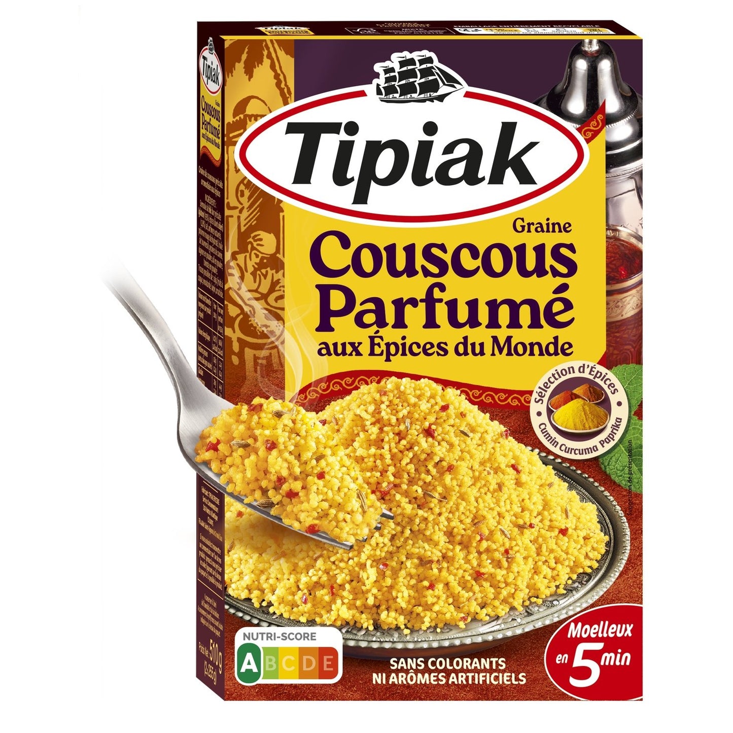 Couscous Parfumé aux Épices du Monde TIPIAK