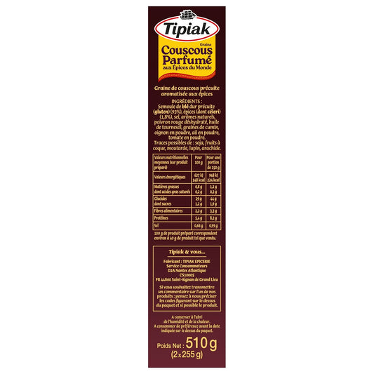 Couscous Parfumé aux Épices du Monde TIPIAK