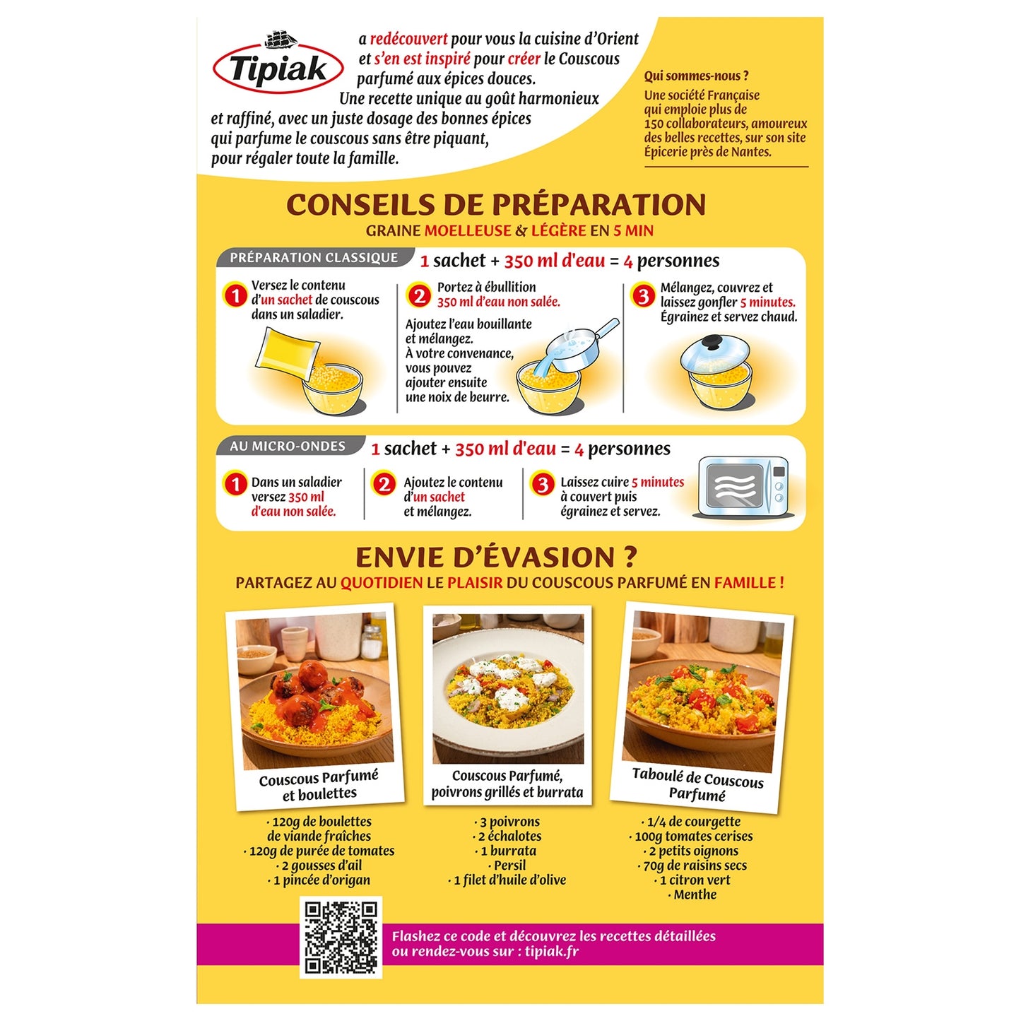 TIPIAK Sweet Spiced Couscous