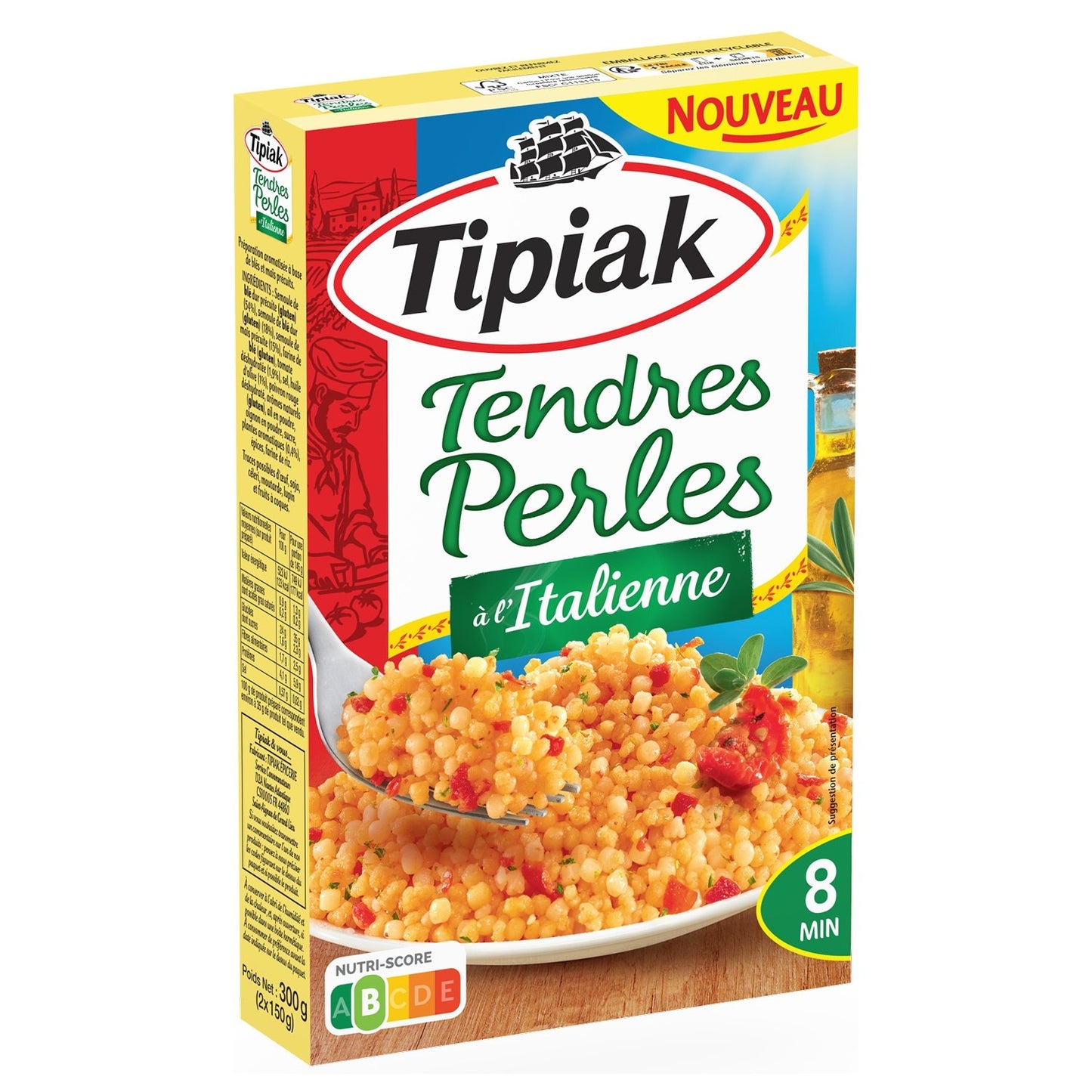 Tendres Perles à l'Italienne TIPIAK la boite de 300g