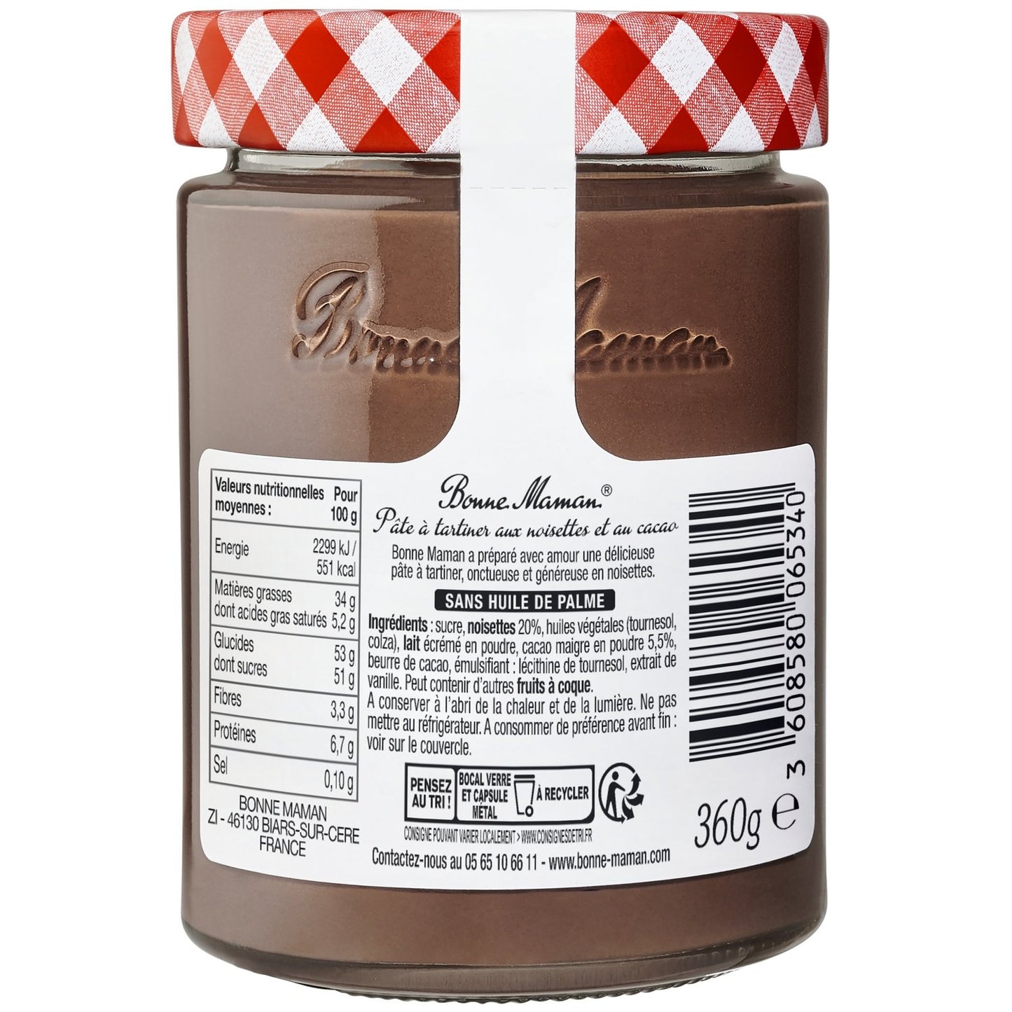 BONNE MAMAN Hazelnut and Cocoa Spread