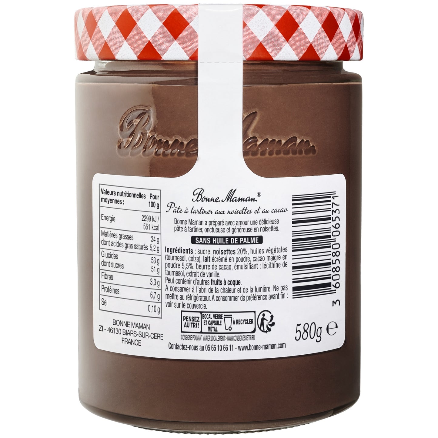 Pâte à Tartiner Noisettes et Cacao BONNE MAMAN