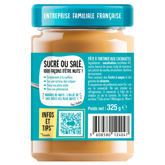 ANDROS BE NUTS Creamy Peanut Spread