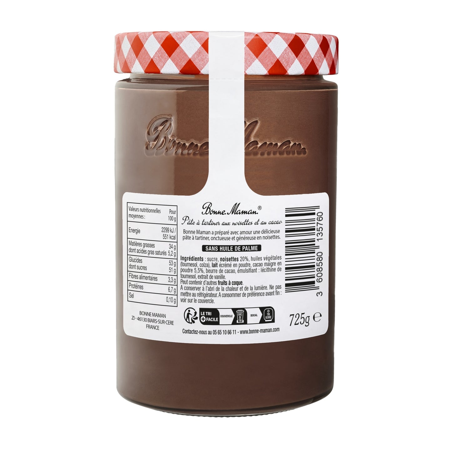 Pâte à Tartiner Noisettes et Cacao BONNE MAMAN