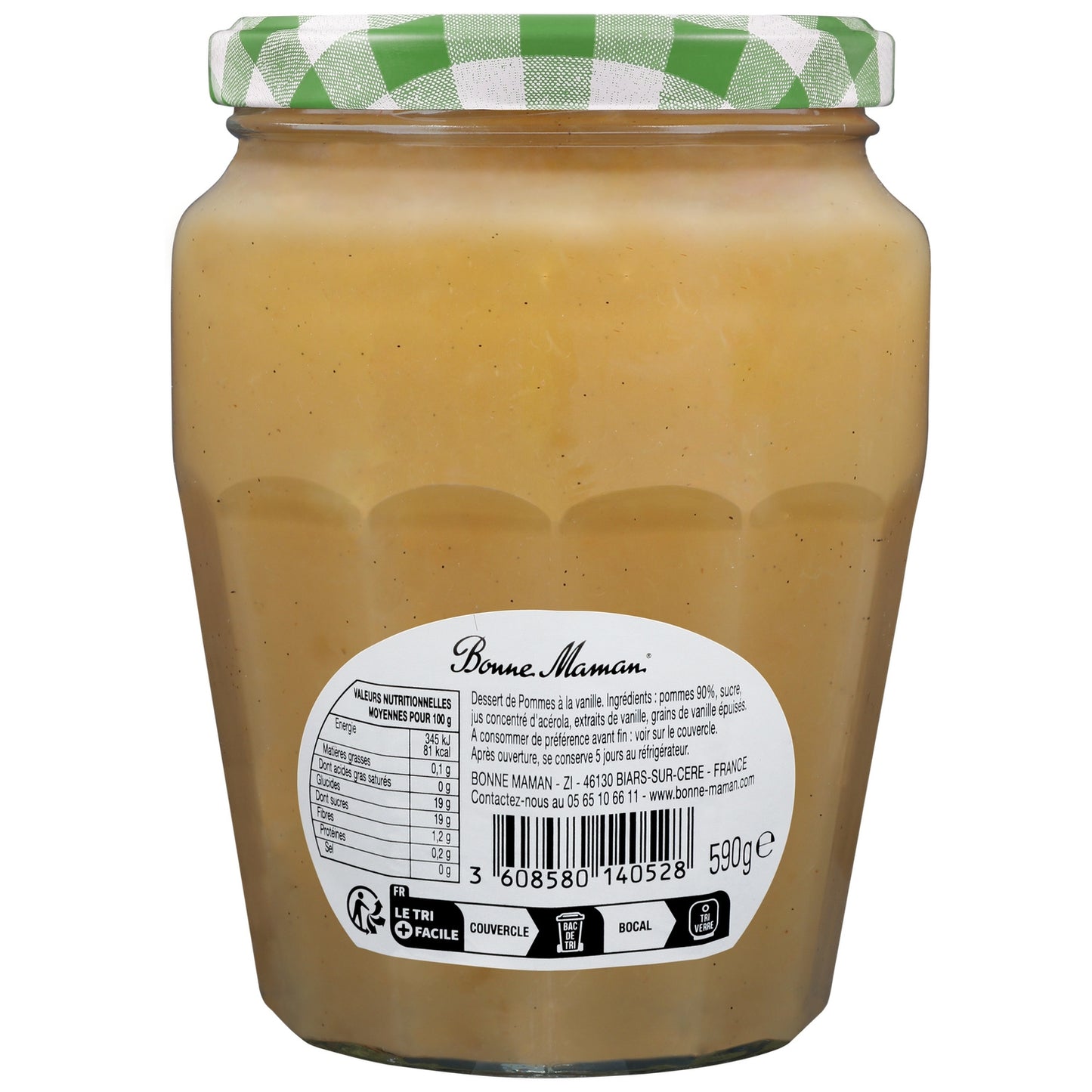 Compotée Pomme Vanille BONNE MAMAN