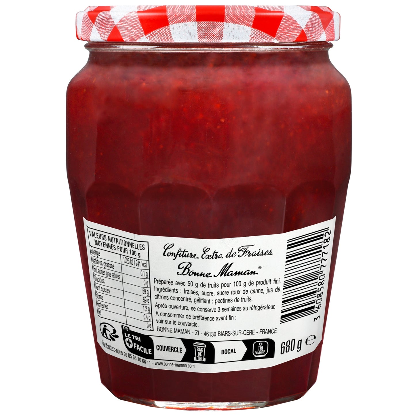 BONNE MAMAN Strawberry Jam