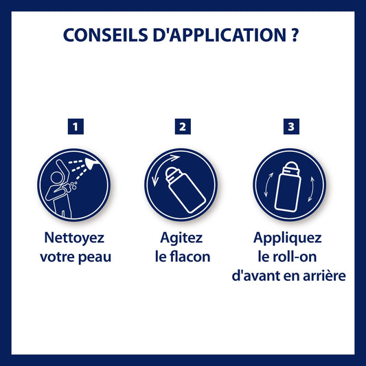 Déodorant Roll-on Femme Anti-odeurs Peau Sensible 48h ETIAXIL