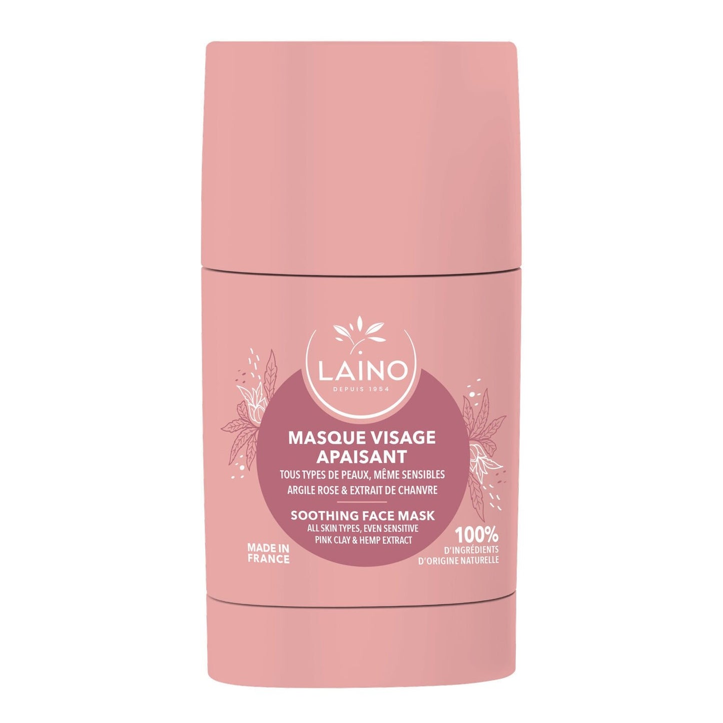 Masque Visage Apaisant Peaux Sensibles LAINO le pot de 65g