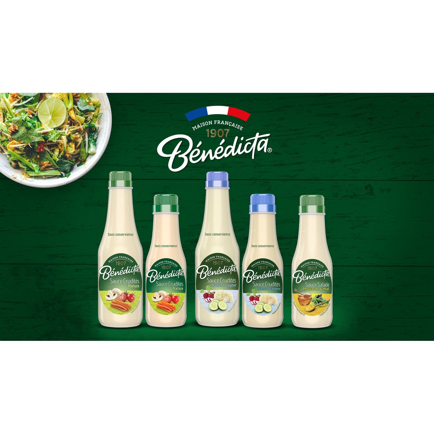 BENEDICTA Light Natural Crudités Sauce