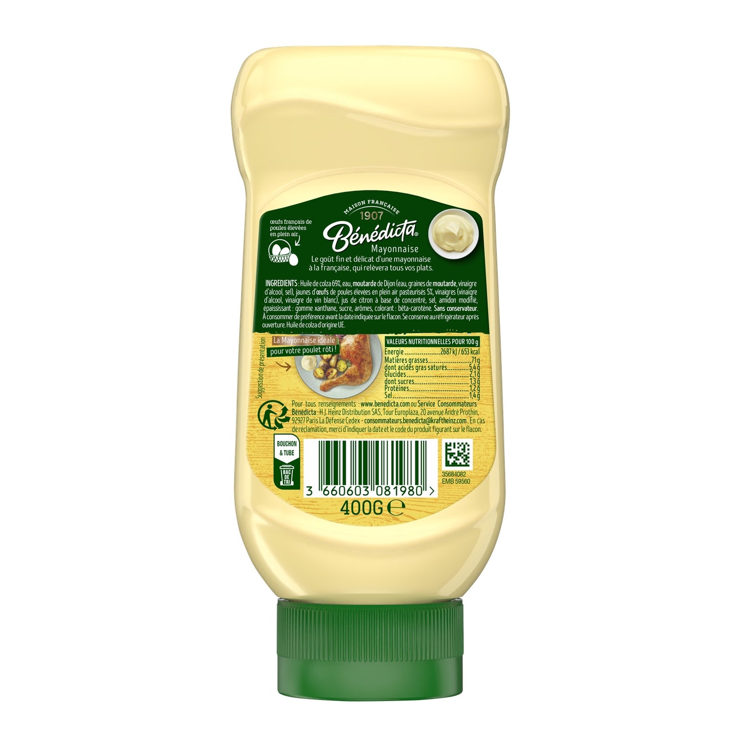 BENEDICTA Natural Mayonnaise Sauce