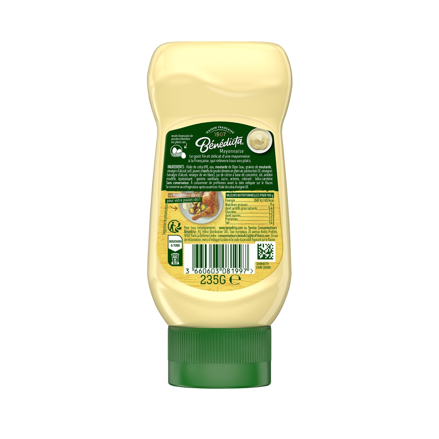 BENEDICTA Plain Mayonnaise