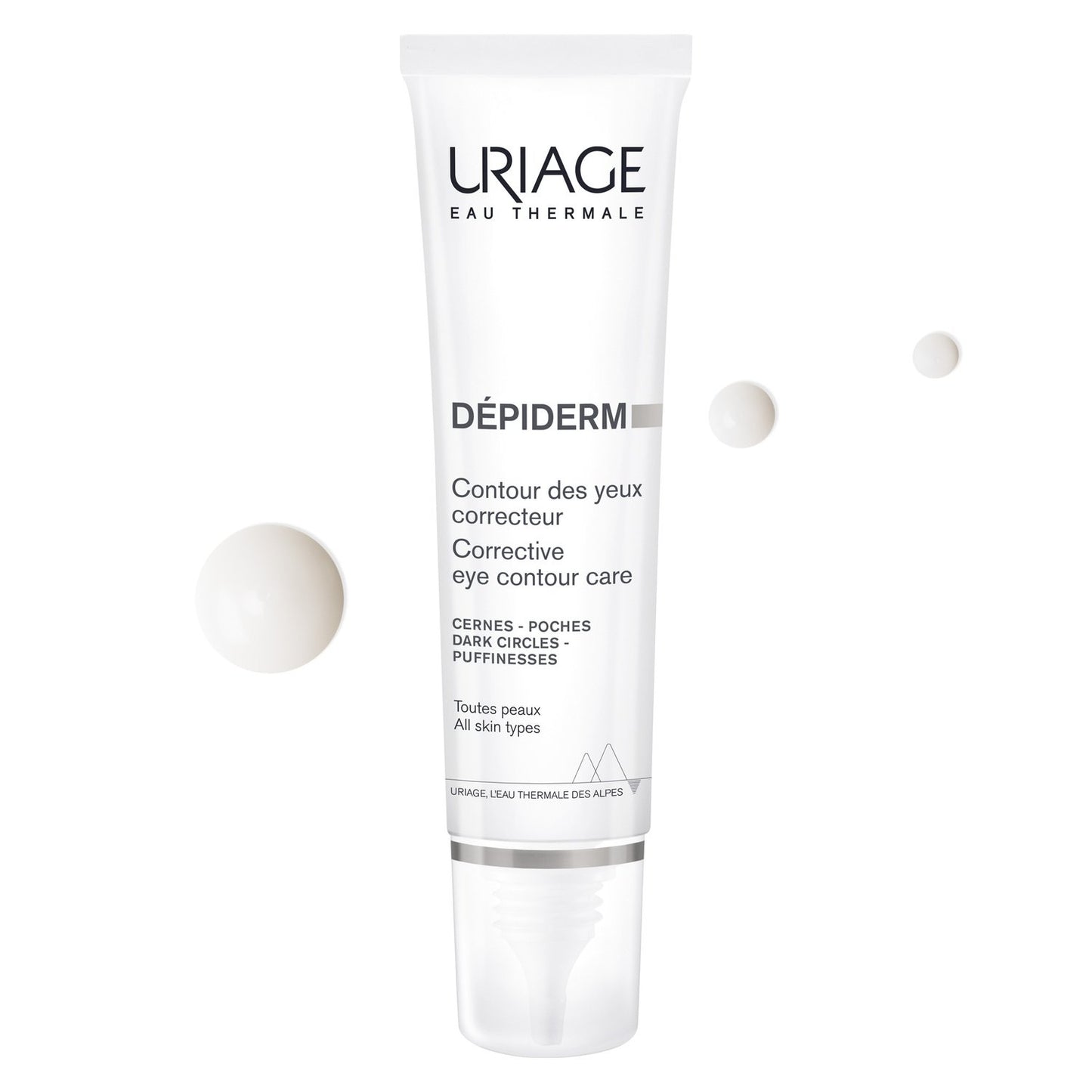Contour des Yeux Correcteur Anti-Cernes Anti-Poches Dépiderm URIAGE le tube de 15mL