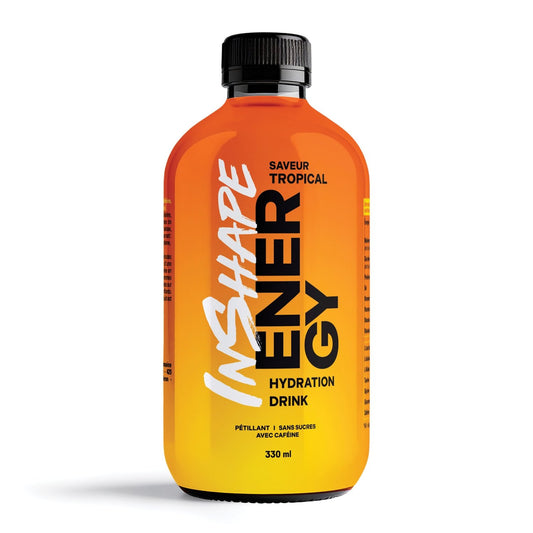 Boisson Pétillante Energy Saveur Tropical INSHAPE NUTRITION