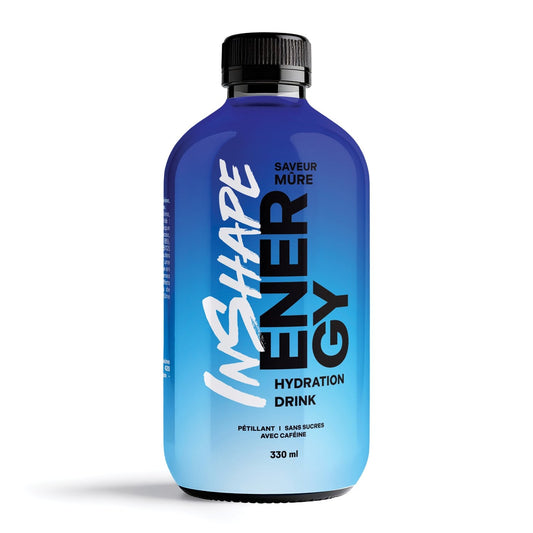 Boisson Pétillante Energy Saveur Mûre INSHAPE NUTRITION