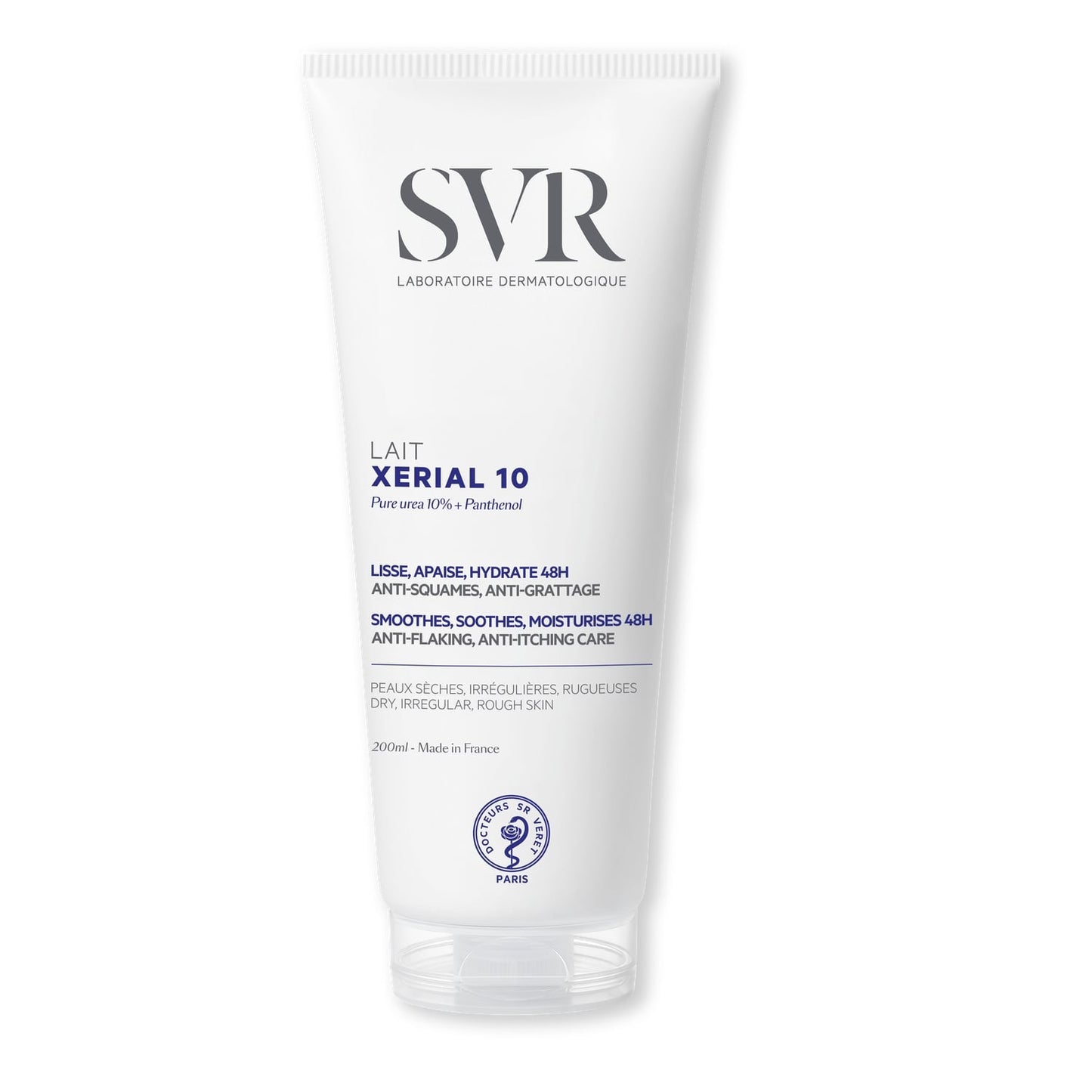 Lait Corps Peau Sèche Lisse Apaise Hydrate Xerial 10 LABORATOIRE SVR
