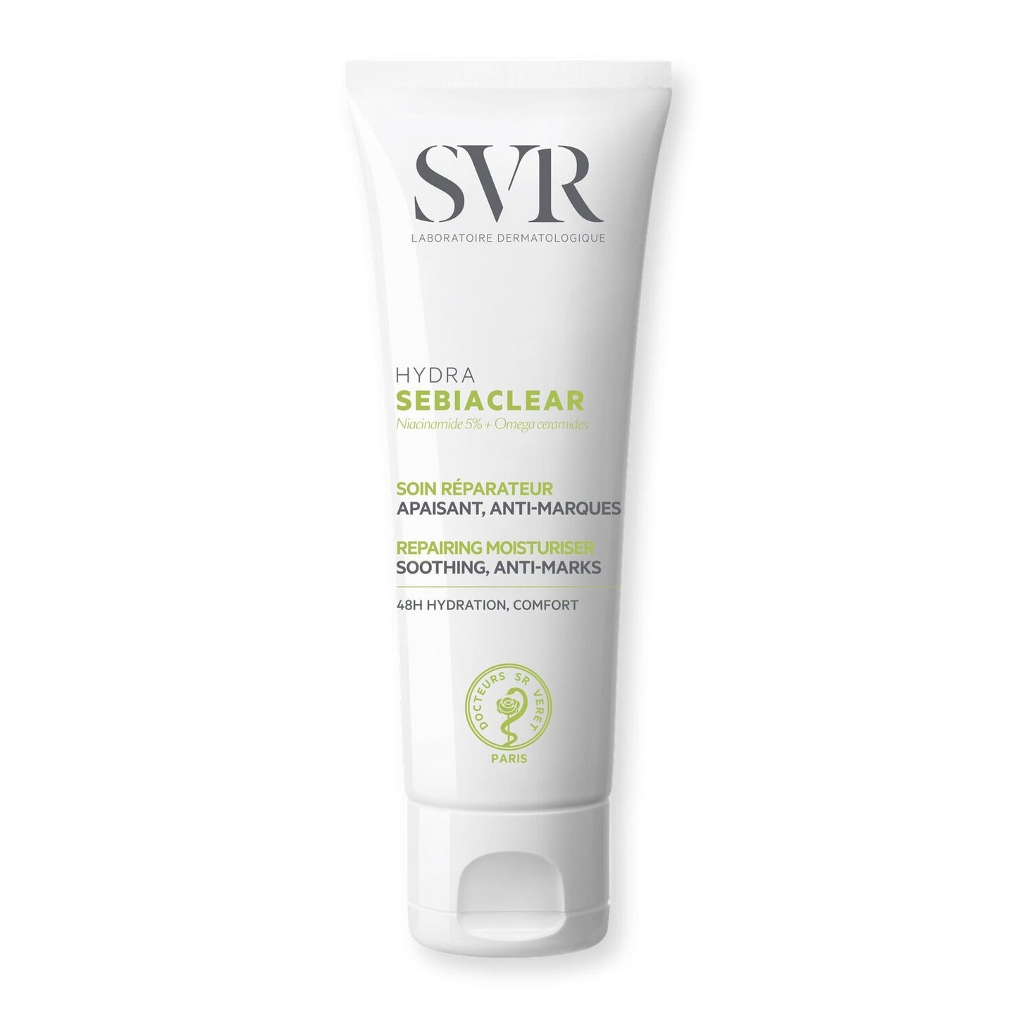 Crème Visage Femme Peau à Imperfections Hydra Anti-Marques Sebiaclear LABORATIORE SVR le tube de 40mL