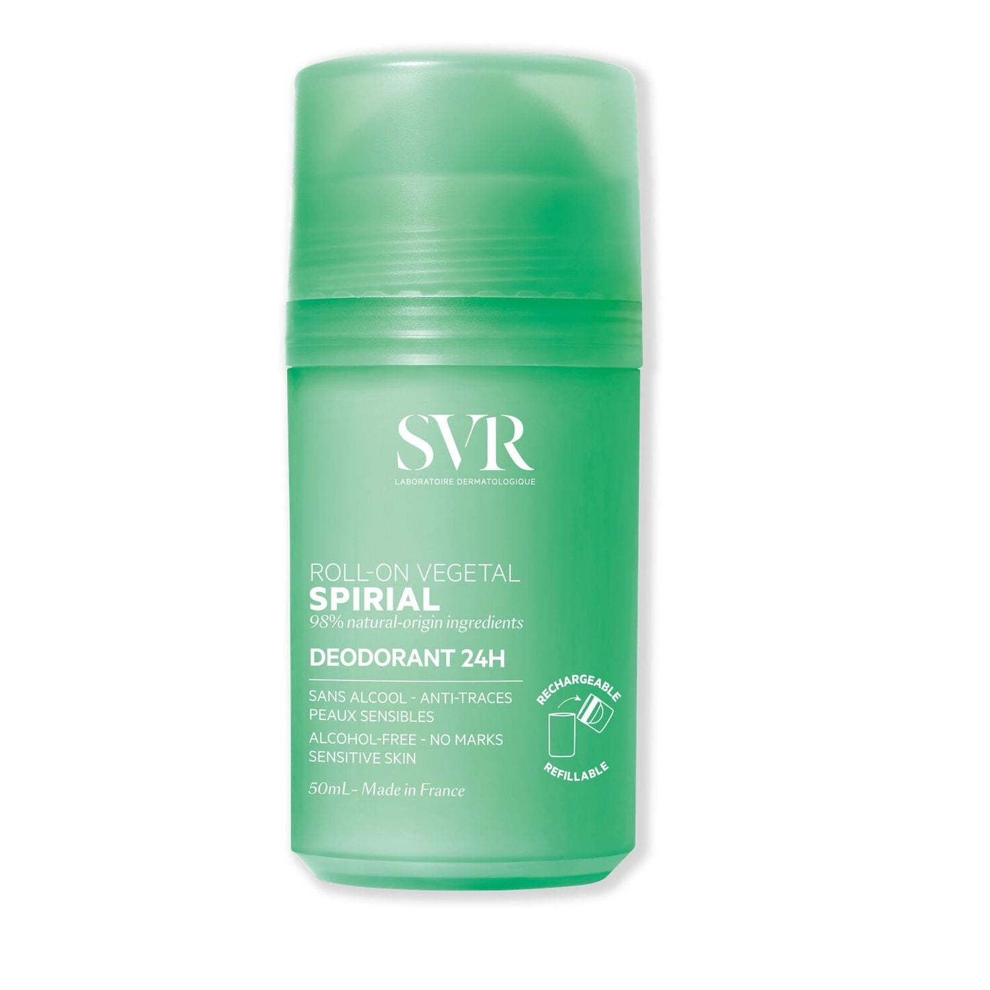 Déodorant Roll-on Anti-transpirant Peaux Sensibles 24h Végétal LABORATOIRE SVR