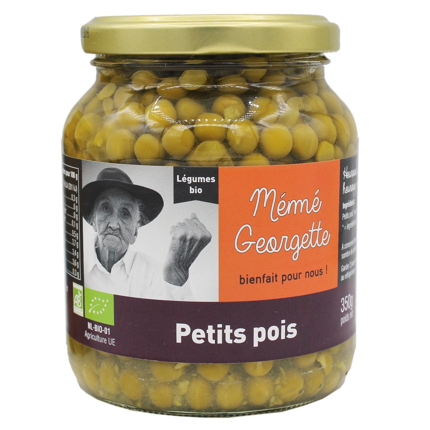 erbsen aufbewahren Bio-Erbsen MEME GEORGETTE – La Famille à Table!
