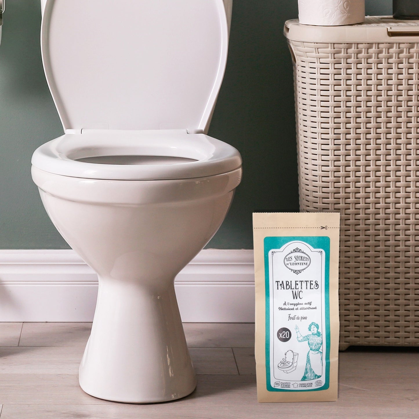 Pastilles WC Fôret de Pins Ecocert LES SECRETS DE LEONTINE