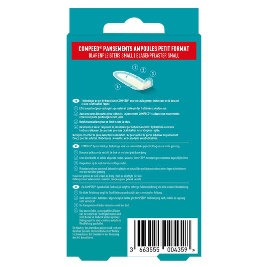 COMPEED Small Hydrocolloid Blister Dressings