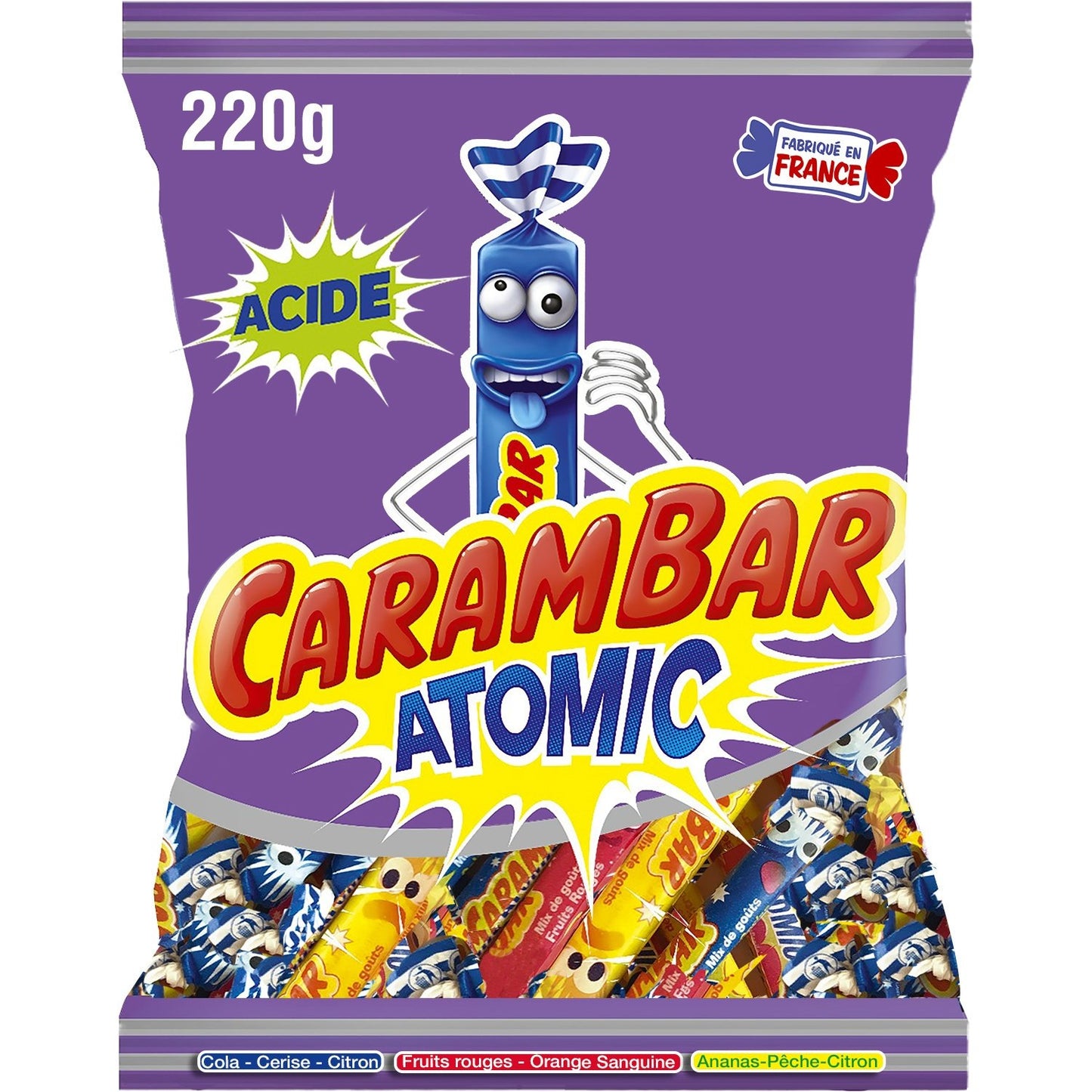 Bonbons Sensa's Atomic Acide CARAMBAR